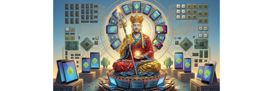Bhudda with electronics